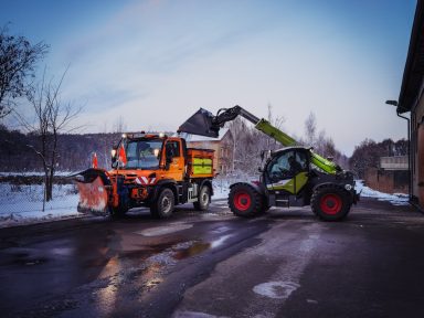 Winterdienst als Kommunaldienstleistung als Fahrer 