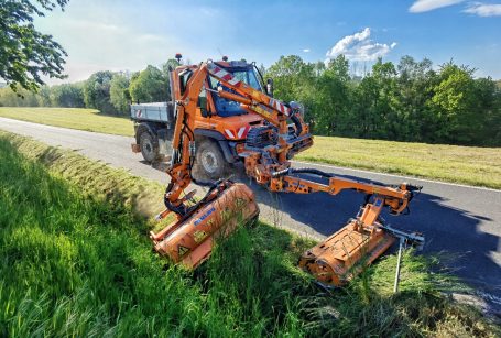 Grasmahd Verkehrssicherung